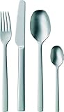 Auerhahn Sentio Besteck Set 12 Personen, 60-teilig, Edelstahl Cromargan mattiert, Monobloc-Messer, spülmaschinengeeignet, rostfrei
