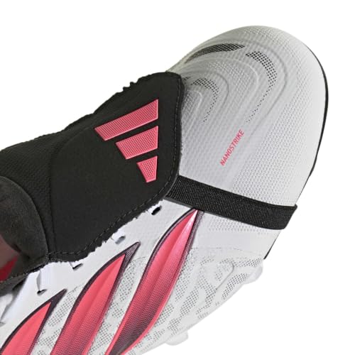 adidas Unisex Predator League Fold-Over Tongue Firm Ground Football Boots Shoes, FTWR White/Solar Turbo/core Black, 40 2/3 EU – Ansicht 5