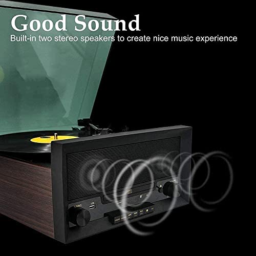 Tourne-Disque Portable Bluetooth Vintage à 3 Vitesses avec Haut-parleurs intégrés | Son Audio amélioré de la Platine… - Les Beatles, Paul McCartney, John Lennon, RIngo Starr, George Harrison Tourne-Disque Portable Bluetooth Vintage à 3 Vitesses avec Haut-parleurs intégrés | Son Audio amélioré de la Platine… – Image 5