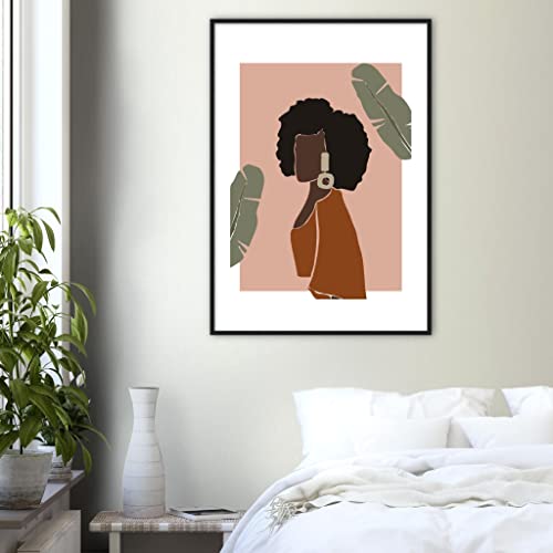 Impression d'art botanique africain grand format 70x100cm pour créer un cocon de sérénité