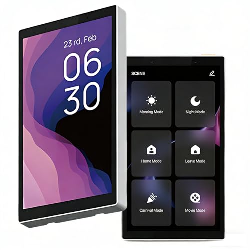 Smart Home Control Panel Touchscreen with Voice Assistant