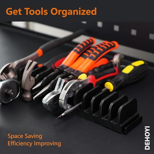 Image of DEHOYI 24 pcs Magnetic Plier Organizer Set for Toolbox & drawer Storage|Modular Plier holders for Mechanics, Technicians, Space-Saving & Quick-Access,Gift for father and boyfriend(Blue)