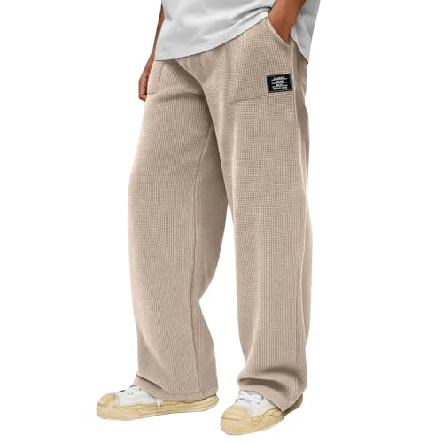 Cargo Sweatpants for Men Workout Comfort Joggers Loose Stretch Activewear with Pockets Y2k Streetwear