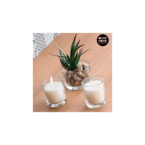 Velas Perfumadas y Cactus Decorativo Oh My Home (pack de 3)