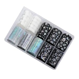 KAILIKETIY Weihnachts Nagel Aufkleber Set