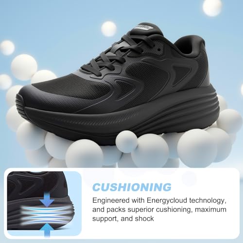 Image of ALEADER Womens Walking Shoes for 12-Hour Work Comfort, Anti-Fatigue Max Cushion Shoes for Standing All Day - Wide Fit for Nurses, Retail