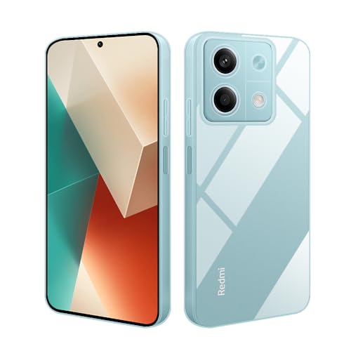 HSP Hülle für Xiaomi Redmi Note 13 5G [Staubabweisend] Handyhülle | Premium TPU Silikon Hülle Schutzhülle | Kratzfest Stoßfest Fallschutz | Kameraschutz Bildschirmschutz | Exakt Durchsichtig | Transparent