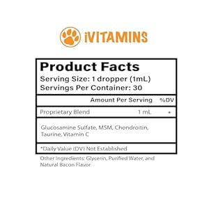 Glucosamine for Dogs | Supports Healthy Hips, Joints, & More | Glucosamine for Dogs Hip and Joint Supplement | Dog Glucosamine | Dog Joint Supplement | Glucosamine Chondroitin for Dogs | 1 fl oz