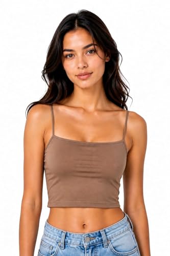 Image of Seamless Padded Bralette for Women | Free Size (Fits 28-32 Bust) | Stretchable Wireless Camisole Bra | Soft Comfortable Removable Pads