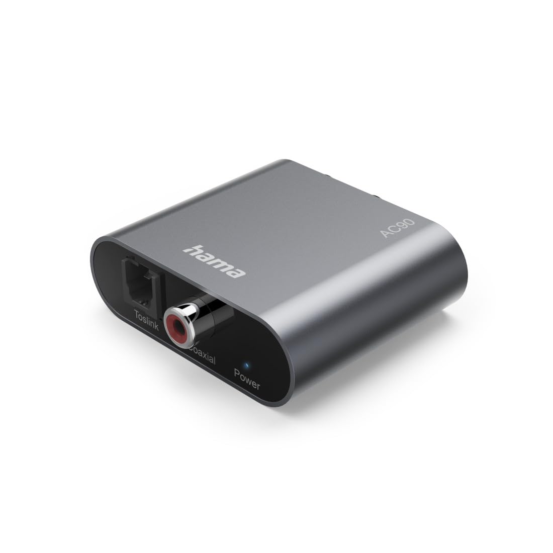 Hama Audio Konverter digital auf analog (zum Anschluss von HiFi Anlage, Verstärker, Kopfhörer, 2x digitaler Eingang optisch/koaxial, 1x analoger Ausgang Line Out, zum Nachrüsten für Flat TV etc.)