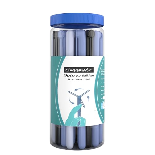 Classmate Spin Ball Pen (20 Blue Pens & 5 Black Pens)- Pack of 1 (B0CJ6YG2XB) Amazon Price History, Amazon Price Tracker