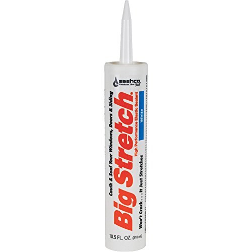 Sashco 10016 10.5oz 10.5 Oz White Big Stretch® Caulk & Seal