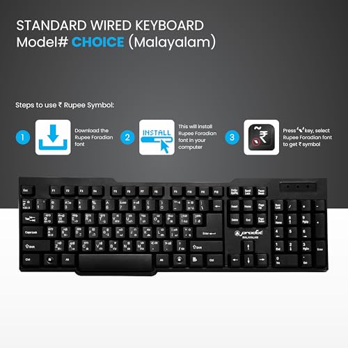 Image of ProDot KB-297rs USB (Odia) Regional Standard Keyboard (Color: Solid Black)