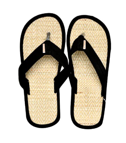 Sundek Tongs avec paille homme Flip Flop AM407 noir, Noir , 42 EU