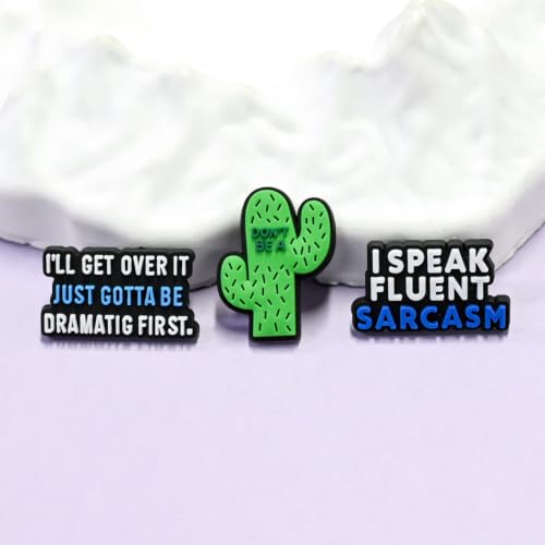 Image of Cute Pins Bulk, Funny Lapel Badge Pins Rubber Brooch Pins for Backpacks, Hats, Bags