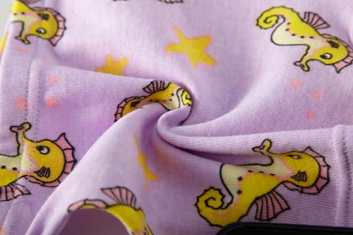 Image of Barara King Little Girls Soft 100% Cotton Underwear Toddler Panties Big Kids Undies