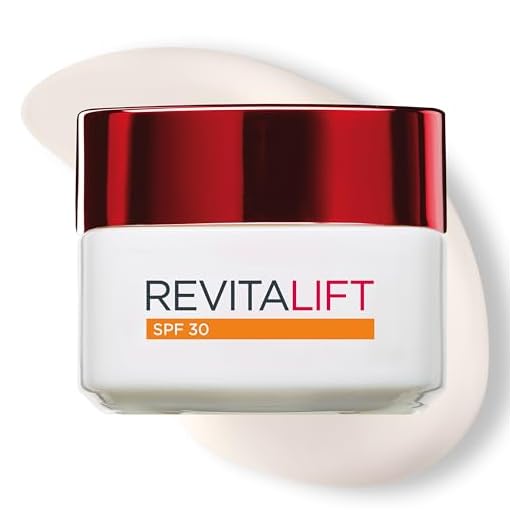 L'Oreal Paris Revitalift Crema de Día Anti-edad Hidratante con Protección Solar SPF 30, Antiarrugas y Extra Firmeza, 50 ml