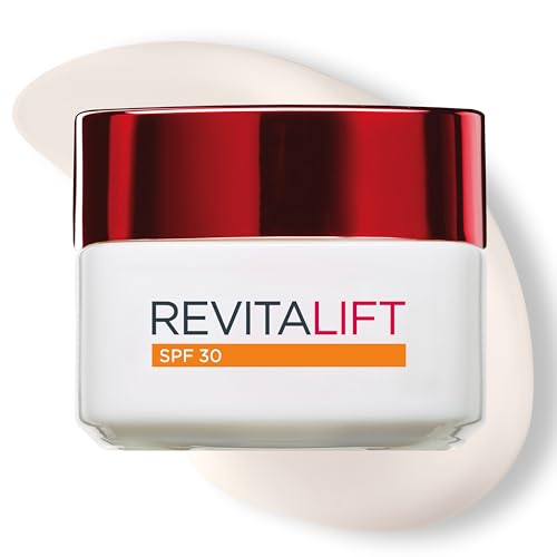 L'Oreal Paris Revitalift Crema de Día Anti-edad Hidratante con Protección Solar SPF 30,...
