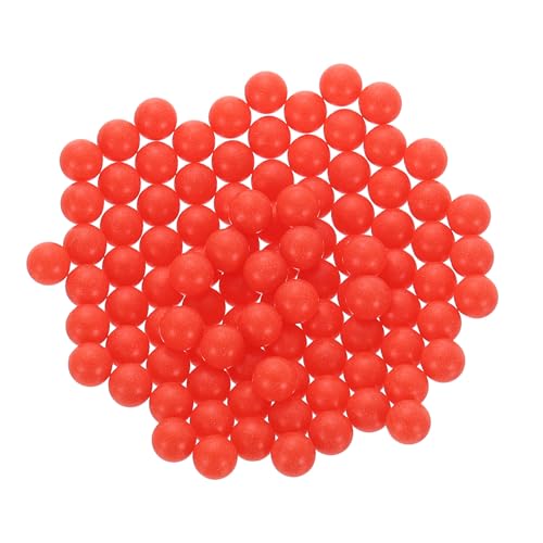 uxcell 300pcs PP Plastic Bearing Balls 5mm Solid Plastic Balls, Precision Bearing Ball, Red