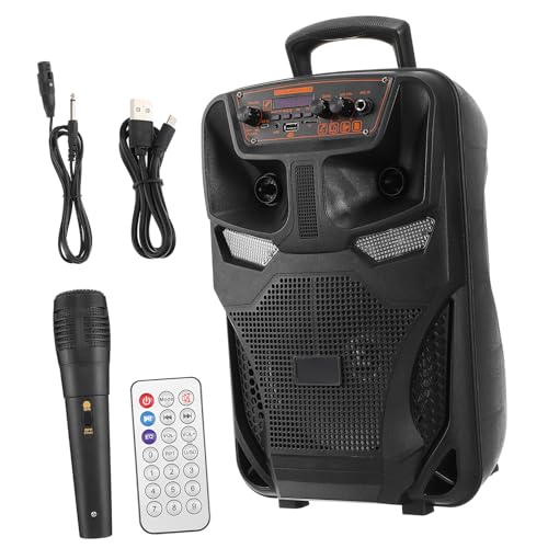 Haut-parleur portable extérieur 8 pouces liaison sans fil et batterie 1500mah