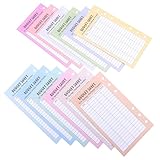 HOODANCOS Desafío De Ahorro Recargas De Efectivo 48 Hojas De Hojas De Planificación De Presupuesto Para Realizar Un Seguimiento