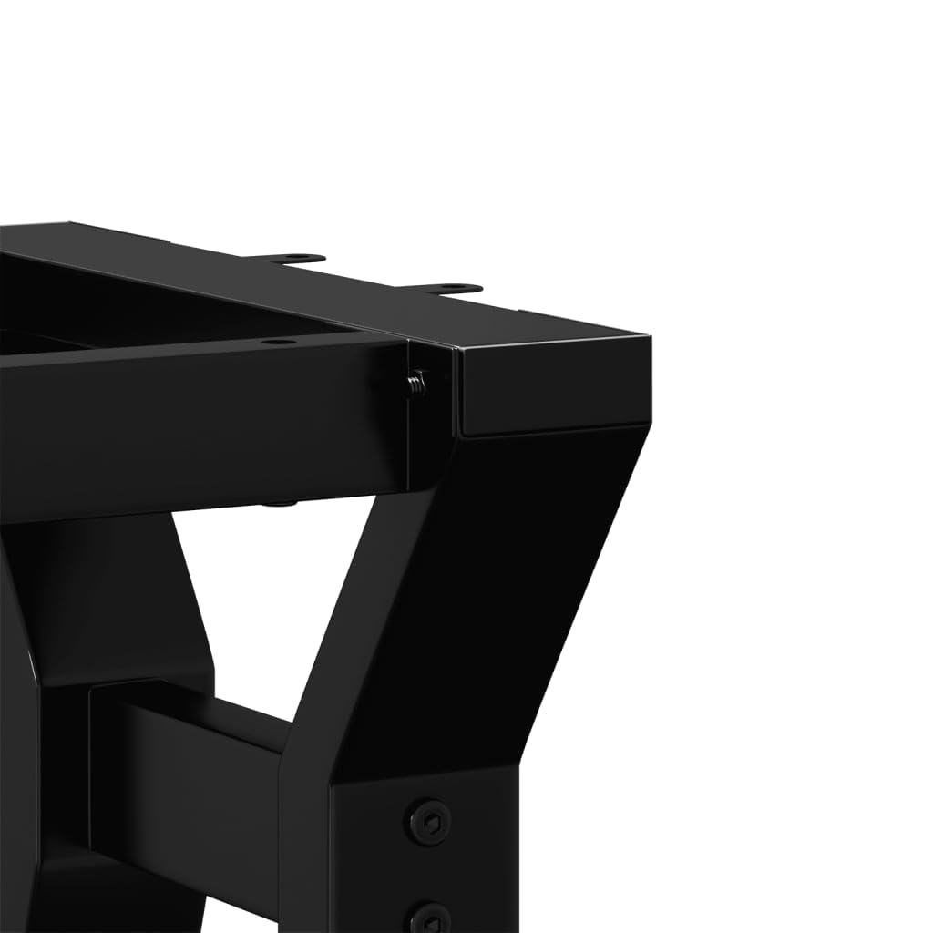 vidaXL Patas de Mesa de Centro Estructura Y Acero 70x60x43 cm, Pata de Mesa Auxiliar, Pata de mesita Auxiliar, Pata de Mesa de Metal