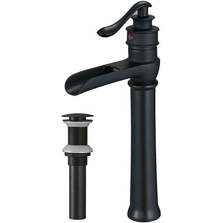 Kraus 16 1/2-Inch Copper Brown Bathroom Vessel Sink And Arlo Faucet Combo Set With Pop-Up Drain Spot Free Brushed Nickel - View #10