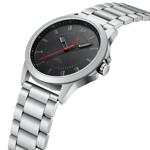 Image of LN LENQIN Mens Watches Waterproof Stainless Steel Watch for Men