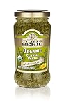 Filippo Berio Pesto, Organic Classic Basil, 6.7 Ounce Glass Jar, Gluten Free, Non-GMO