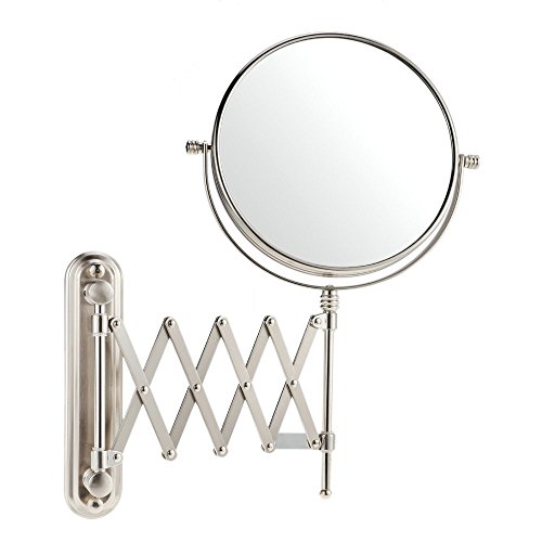 Anself Wall Mounted Mirror Bathroom Rotatable Dual Sided Hanging Makeup Cosmetic Mirror (Type 3)