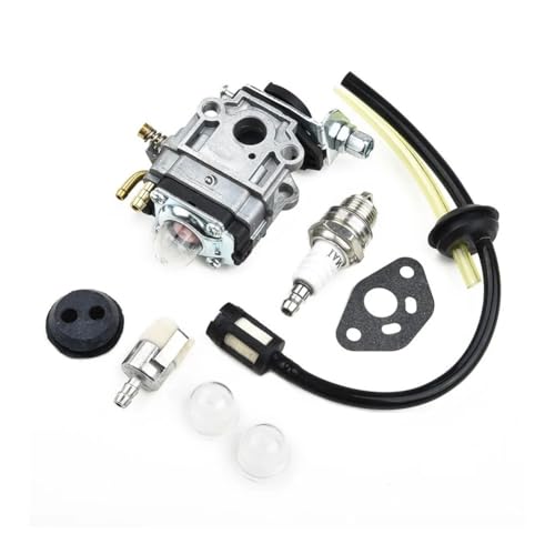wYLGEK Kit de carburador de 8 Piezas Apto for TH23 TH26 TH34 23CC 25CC 26CC 33CC 35CC for Motor de desbrozadora y soplador Pope 101PB26