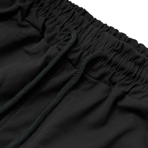 DuDubaby Cargo Work Pants for Men Men's Casual Workout Joggers Sweatpants Hiking Drawstring Tactical with Pockets3