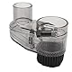 CNC Diameter Router Dust Shoe CNC 52mm Diameter Clear CNC Dust Boot with 38mm Hose Diameter for 52mm Spindle Motors and Router Hose Diameter 38mm