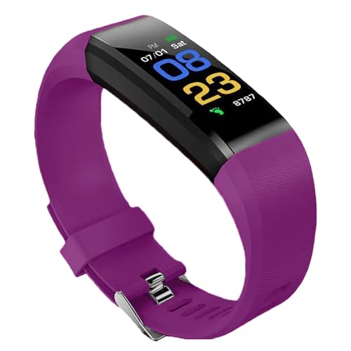 Fitness Tracker Activity Tracker Smart Watch with Heart Rate Sleep Monitor Blood Oxygen Monitor IP67 Waterproof Stopwatch Step Calories Counter Fitness Watch Pedometer Women Men (Purple) Fitness Tracker Activity Tracker Smart Watch with Heart Rate Sleep Monitor Blood Oxygen Monitor IP67 Waterproof Stopwatch Step Calories Counter Fitness Watch Pedometer Women Men (Purple)