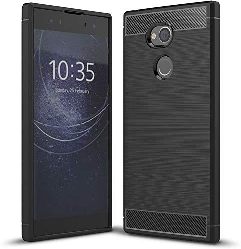 Case for Sony Xperia XA2 Ultra, Hybrid Soft Flexible Silicon Back Cover for Sony Xperia XA2 Ultra - Black