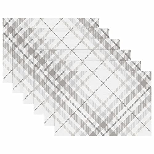 Sets de table en tissu lavables pour simplifier l'entretien des repas - 6