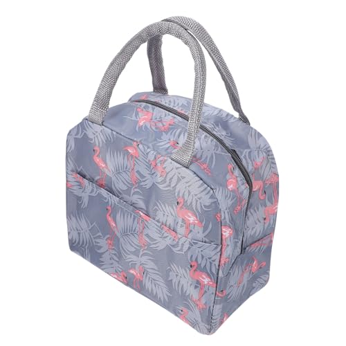 GALPADA Bolsa para Almuerzo Material de Lona y Papel de Gran Capacidad Cierre de Cremallera Flexible Adecuado para Oficina y Actividades al Aire Libre