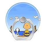 Smart Phone Stand Ring Holder Universal 360 Degree Rotating Finger Grip Kickstand for All Cell Phones Tablets-Generic Cute Cartoon Peanuts Snoopy Non