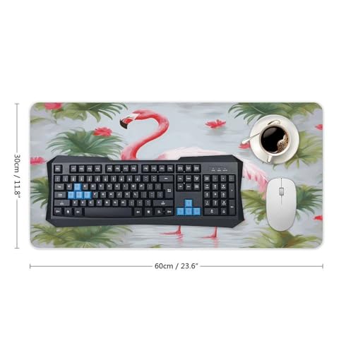 White Flamingo Desk Pad Base de Goma Grande 60x30 cm miniatura 2