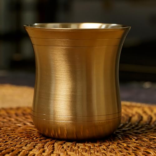 Image of Traditional 100% Pure Kansa Glass - 275 MLL