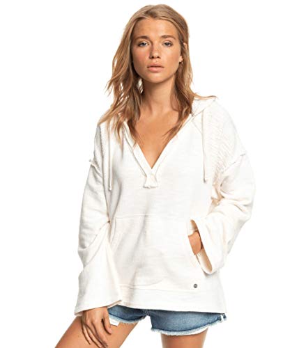 Roxy Junior's Sun Beats Down Poncho Hoodie, Snow White, L