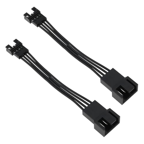 OTOTEC 2 Stück 4-poliges Computerlüfter-Adapterkabel Kompatibel mit Gigabyte Aorus RTX 3080 3090 4090 Ti