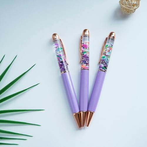 Image of Plume Plumage Feather Funny Pens Cute Floater Floating Liquid Writing Journaling Office Pen Unique Gifts