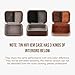Linsoul TIN HiFi Portable PU Leather Storage Case for Tin Audio T2 T3 T2 PRO Earphones (Brown)