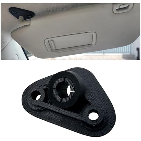 Sun Visor Mount Replacement Clip Compatible with Subaru Forester (2008-2018), Impreza (2010), Outback & Crosstrek - Easy Installation,Sun Visor Repair Bracket Fit for Left Cover