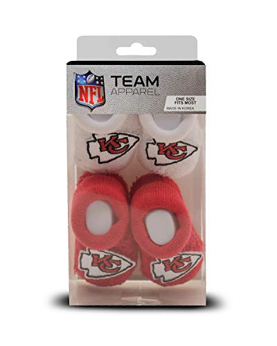 Image of For Bare Feet Kansas City Chiefs Infant Bootie Socks 0-12 Months - 2 Pack