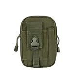 ✅ Hergestellt aus strapazierfähigem und robustem Cordura Nylongewebe 1000D, taktische Molle Tasche, eine kleine militärische taktische Gürteltasche, Gadget Tasche oder Utility-Gürteltasche.