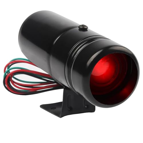 LKRXW Tacho Gauge Shift Light Car Adjustable Tachometer Shift Alarm Light Red Light Adjustable RPM Shift Light Universal Tacho Shift Warning Light 1000-11000 Rpm for 4 6 8 Cylinder Engines