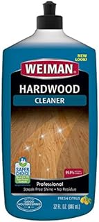 Weiman Hardwood Cleaner for Finished Hardwood Floors, Engineered Floors, Laminate - Streak-Free Results, EPA Safer Choice Certified, 32 oz