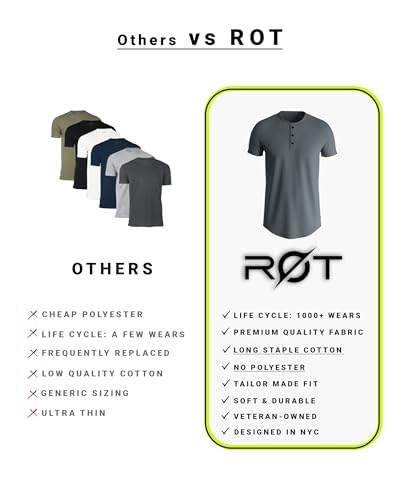 Curved Hem Henley Men's Origin T-Shirt3